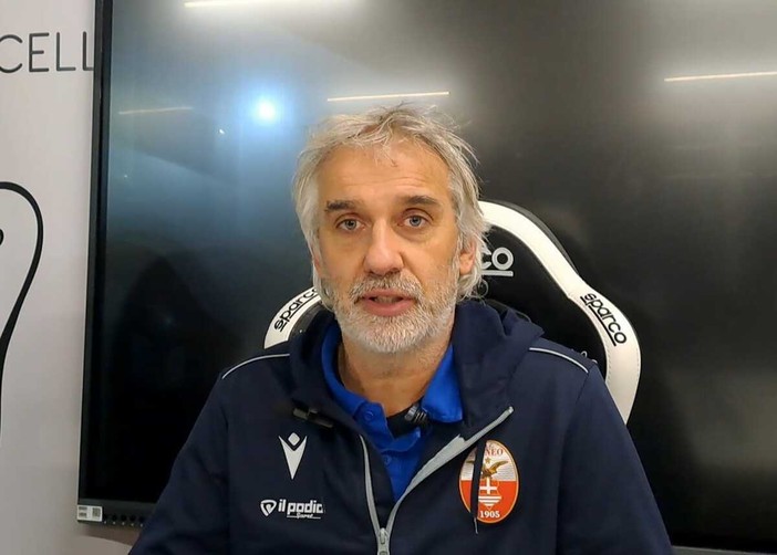 Danilo Bianco, allenatore AC Cuneo 1905 in conferenza stampa