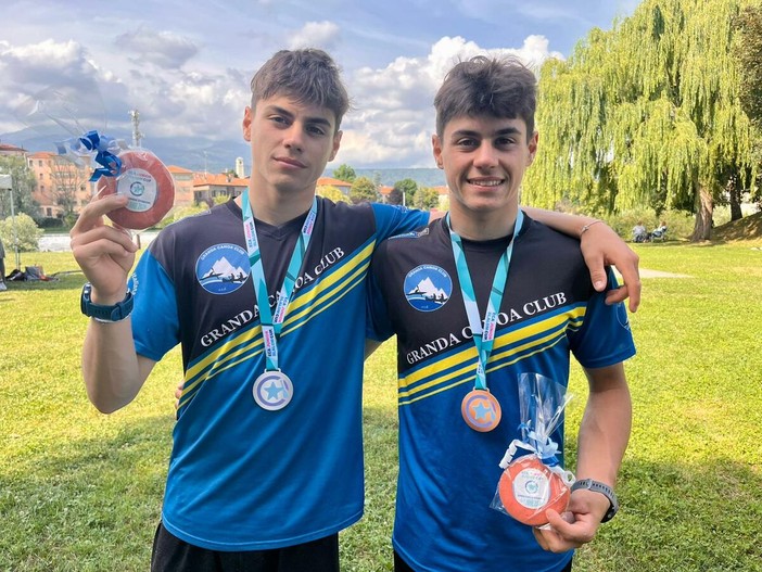 Dennis e Oliver Fina, doppio podio internazionale a Ivrea per il Granda Canoa Club Dennis e Oliver Fina, doppio podio internazionale a Ivrea per il Granda Canoa Club