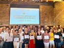 La cabina di regia del Distretto Diffuso del Commercio Alba-Bra riunita a Grinzane nel 2023 La cabina di regia del Distretto Diffuso del Commercio Alba-Bra riunita a Grinzane nel 2023