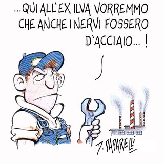 La vignetta di Paparelli sul futuro dell'Ilva La vignetta di Paparelli sul futuro dell'Ilva