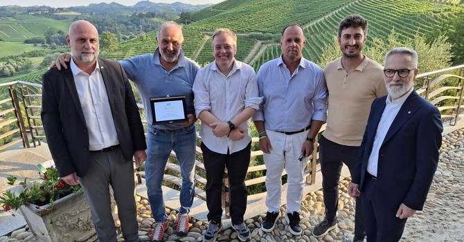 Da sinistra Passarini, Conterno, Varrone, Carenini, Bozzolo e Scaccia