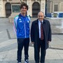De Pasquale con il presidente Pellegrino De Pasquale con il presidente Pellegrino