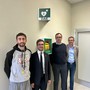 Pallavolo Alba e Olimpo Basket donano alla città un defibrillatore