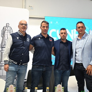 Da sx: il DS Brugiafreddo, Matteo Battocchio, il DG Bima e il presidente di Lagnasco Group Fabrizio Garello Da sx: il DS Brugiafreddo, Matteo Battocchio, il DG Bima e il presidente di Lagnasco Group Fabrizio Garello