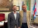 Da sinistra: Alberto Gatto sindaco di Alba e Dott. Elio Franzero