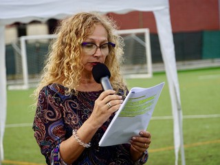 Saluzzo; cerimonia di commemorazione dell'Olimpic Calcio per Rasmane Ouedraogo