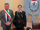 Il sindaco di Dogliani Claudio Raviola e il  maresciallo capo Maria Grazia Piperis