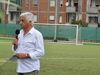 Saluzzo; cerimonia di commemorazione dell'Olimpic Calcio per Rasmane Ouedraogo