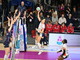 La centrale biancorossa Jaelyn Keene in azione (foto di Danilo Ninotto)