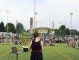 Saluzzo; cerimonia di commemorazione dell'Olimpic Calcio per Rasmane Ouedraogo