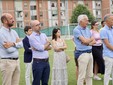 Saluzzo; cerimonia di commemorazione dell'Olimpic Calcio per Rasmane Ouedraogo
