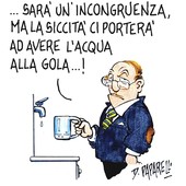Riflessioni sulla siccità nella vignetta di Danilo Paparelli
