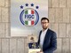 L'assessore Bolla martedì di fronte alla sede della Federazione Italiana Giuoco Calcio