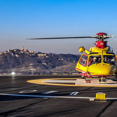 Ospedale di Verduno: attiva la nuova superficie per l’elisoccorso, potrà operare anche di notte