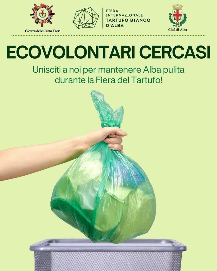 Alba: si cercano ecovolontari per la Fiera internazionale del Tartufo Bianco d’Alba