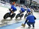 Elisa Balsamo in gara con il quartetto azzurro in uno scatto degli Europei 2026 Elisa Balsamo in gara con il quartetto azzurro in uno scatto degli Europei 2026