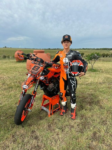 MOTORI / Weekend di fuoco per l'albese Edoardo Bertola, di scena nell’Europeo Supermoto