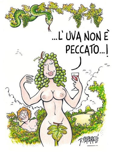 La vignetta di Paparelli dedicata alla vendemmia