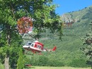 L'elicottero dei vigili del fuoco in valle Po per le ricerche di un saluzzese di 31 anni