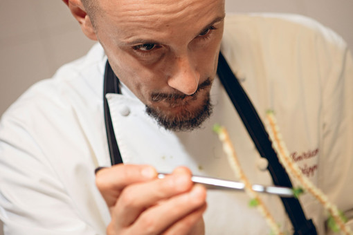 Enrico Crippa, chef del ristorante "Piazza Duomo"