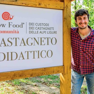 Marco Bozzolo, 36 anni, castanicoltore di Viola, eletto all’unanimità dall’assemblea dei delegati