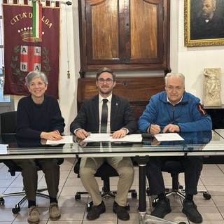 La firma della convenzione