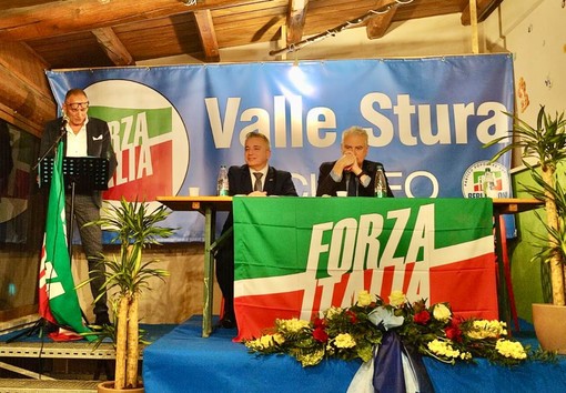 Graglia (Forza Italia) col ministro Zangrillo a Demonte: &quot;Ora un coordinatore per ogni Comune della Granda&quot;
