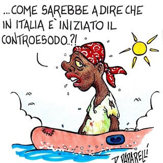 Rientri a confronto, vignetta del nostro Danilo Paparelli