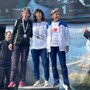 Cristina Frontespizi sul gradino più alto del podio