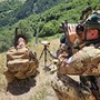 Team specializzato nel supporto aereo di diverse nazioni durante un'attività addestrativa congiunta Team specializzato nel supporto aereo di diverse nazioni durante un'attività addestrativa congiunta