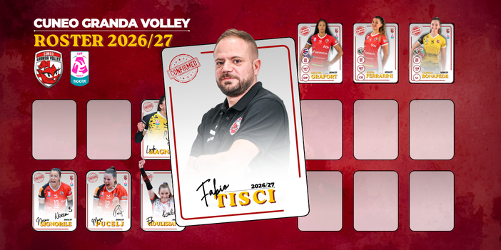 PALLAVOLO / Cuneo Granda Volley e Fabio Tisci ancora insieme: coraggio e continuità per la panchina delle Gatte