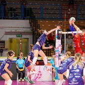 Una immagine del match (foto sito Legavolleyfemminile) Una immagine del match (foto sito Legavolleyfemminile)