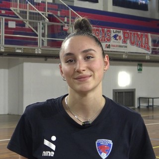 La schiacciatrice del Mondovì Volley Francesca Bosso