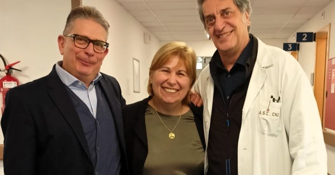 Da sinistra: Luca Burroni, Paola Malvasio e Gian Luca Biletta