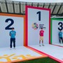 Francesco Vignola sul gradino più alto del podio a Roma