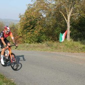 Filippo Ganna in uno scatto del "Gran Piemonte" 2025 Filippo Ganna in uno scatto del "Gran Piemonte" 2025