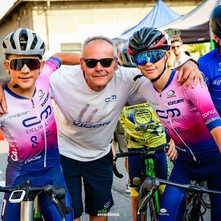 Jacopo Altare e Davide Avidano con il direttore sportivo Michele Ancona