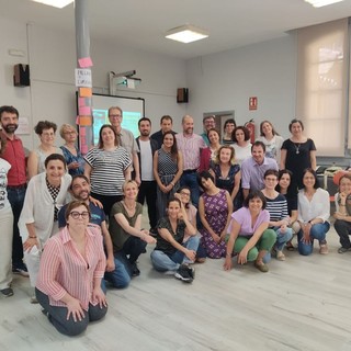 Il gruppo di insegnanti presenti al corso di Zaragoza