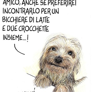 La vignetta di Paparelli per la giornata internazionale del cane