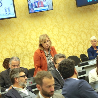 Gianna Pentenero, presidente del Gruppo PD, in Consiglio Regionale