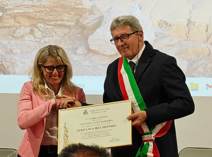 Il conferimento della cittadinanza onoraria a Stefania Belmondo