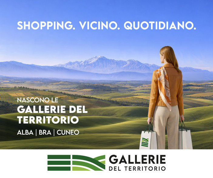 Le Gallerie Big di Alba, Bra e Cuneo diventano “Gallerie del Territorio”: nuova identità, nuovo sito e nuovi canali social