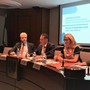 Mauro Gola (al centro) con Federico Borgna e Giuliana Cirio Mauro Gola (al centro) con Federico Borgna e Giuliana Cirio