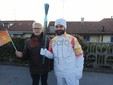 Gianluca Lanternino, sportivo di Chieri, primo tedoforo del passaggio della fiaccola olimpica a Bra