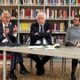 Beppe Ghisolfi con l'avvocato Ponzio e il sindaco Gatto Beppe Ghisolfi con l'avvocato Ponzio e il sindaco Gatto