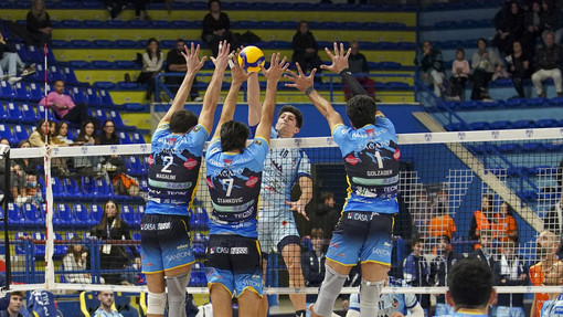 Grande prova di carattere per Cuneo a Grottazzolina: 3-0 per i piemontesi in trasferta (Foto: Massimo Marani) Grande prova di carattere per Cuneo a Grottazzolina: 3-0 per i piemontesi in trasferta (Foto: Massimo Marani)