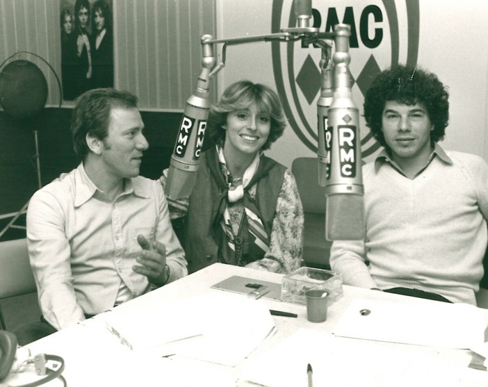 Gabriella Giordano a RMC con Roberto Arnaldi e Riccardo Cocciante