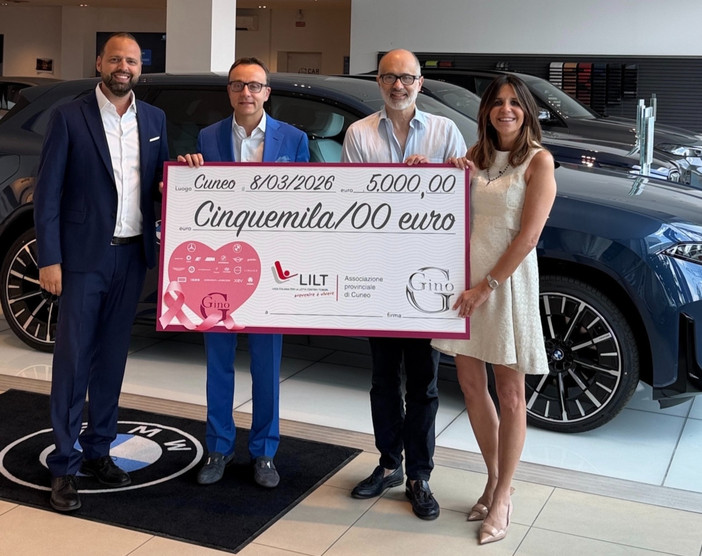 Dalla Lilt di Cuneo "un sentito grazie a Gino Auto" Dalla Lilt di Cuneo "un sentito grazie a Gino Auto"