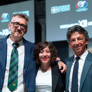 Da sinistra: Unia, Disabato e Coluccio del Movimento 5 stelle