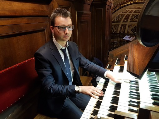 L'organista albese Gabriele Studer